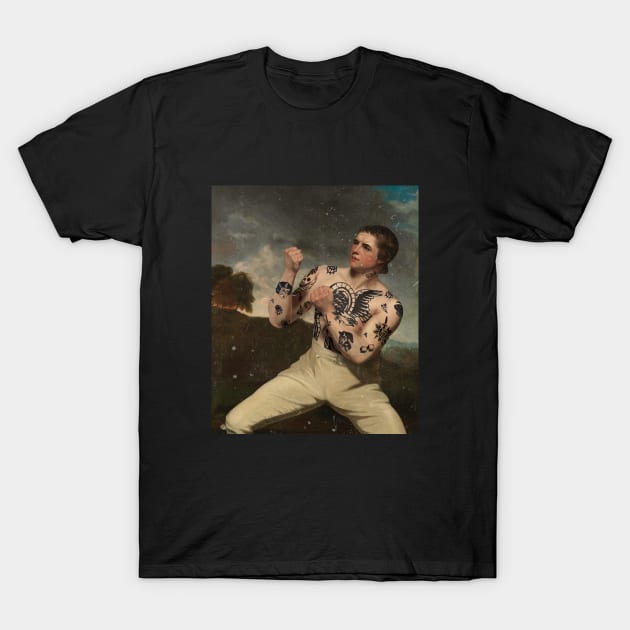 Fight With Me Classical Funny Paint T-Shirt by John-Hoff Studio